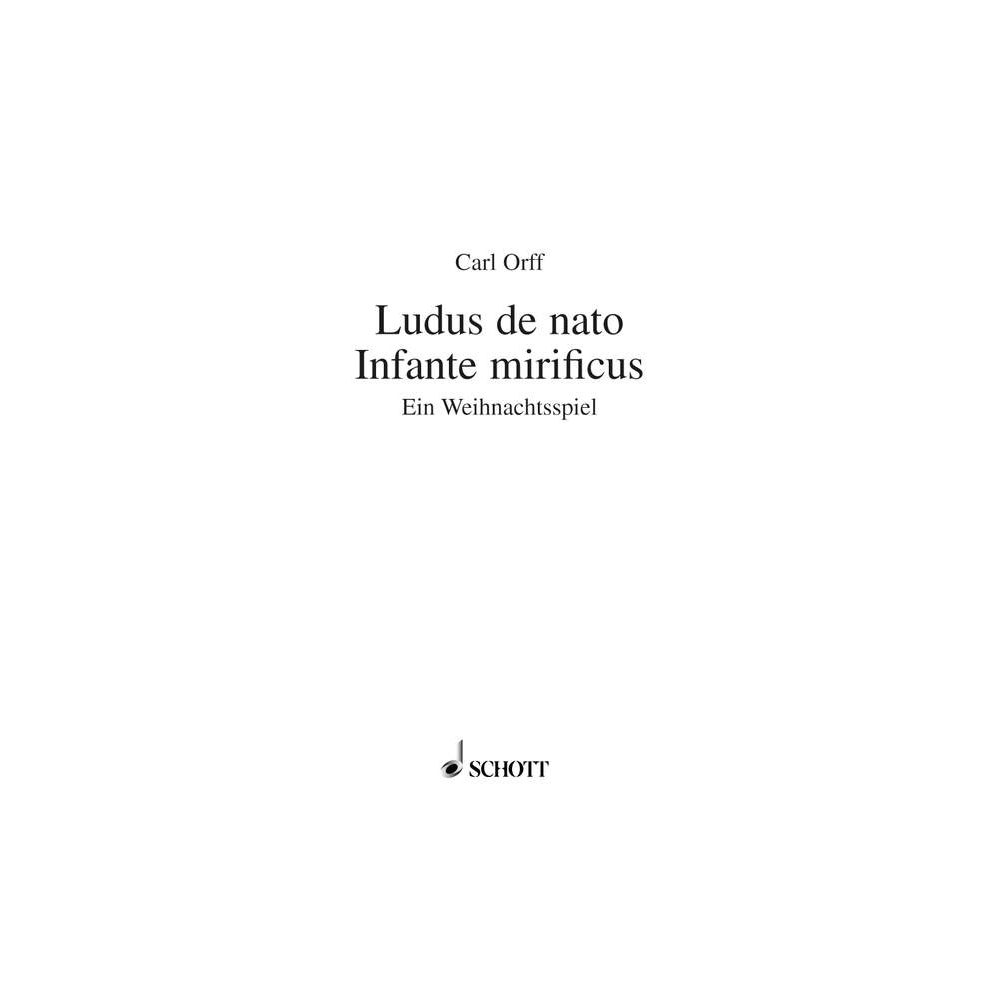 Orff, Carl - Ludus de nato Infante mirificus 