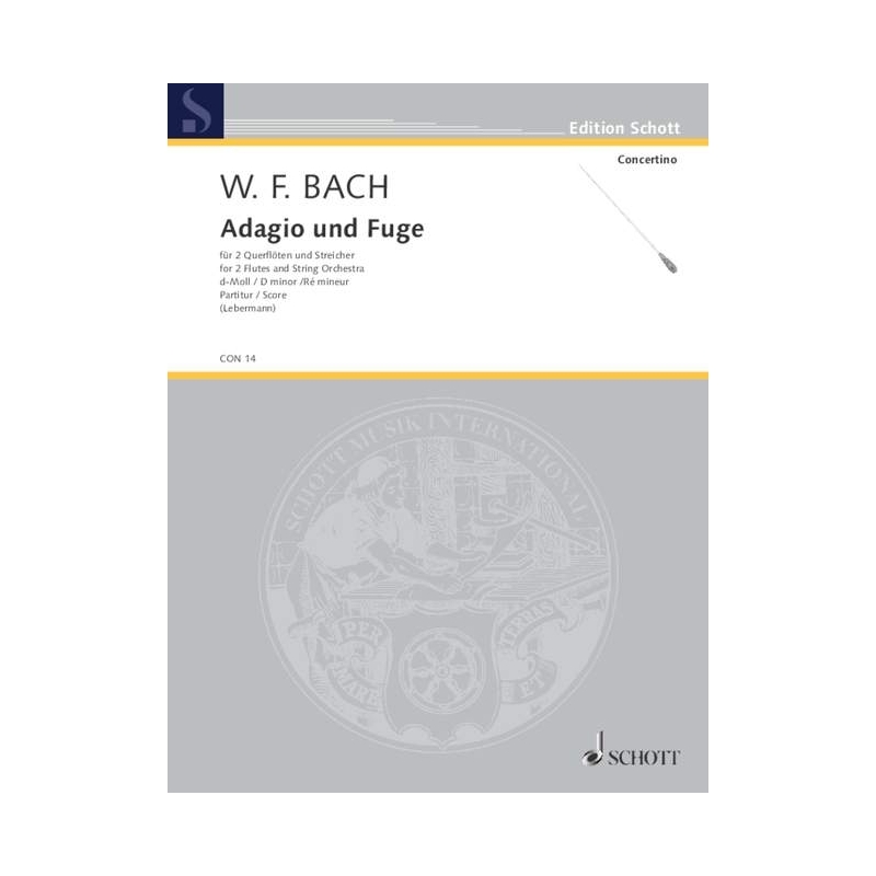 Bach, Wilhelm Friedemann - Adagio and Fugue D minor Falck 65 