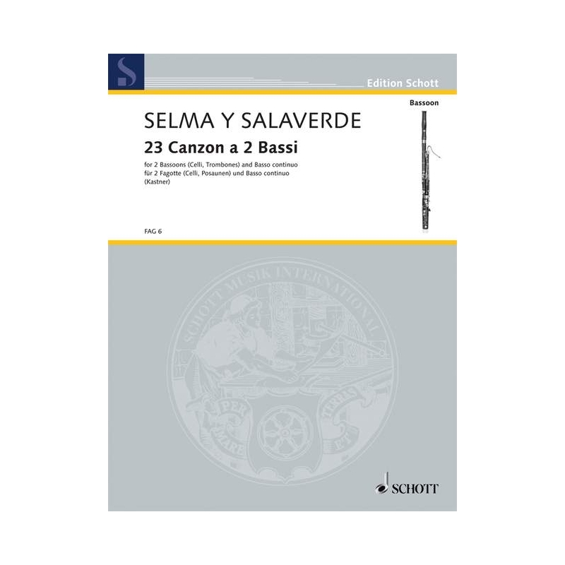 Selma y Salaverde, Bartolomeo de - 23 Canons and Two Basses