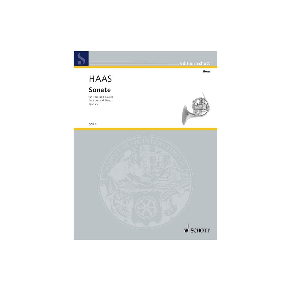 Haas, Joseph - Sonata op. 29 