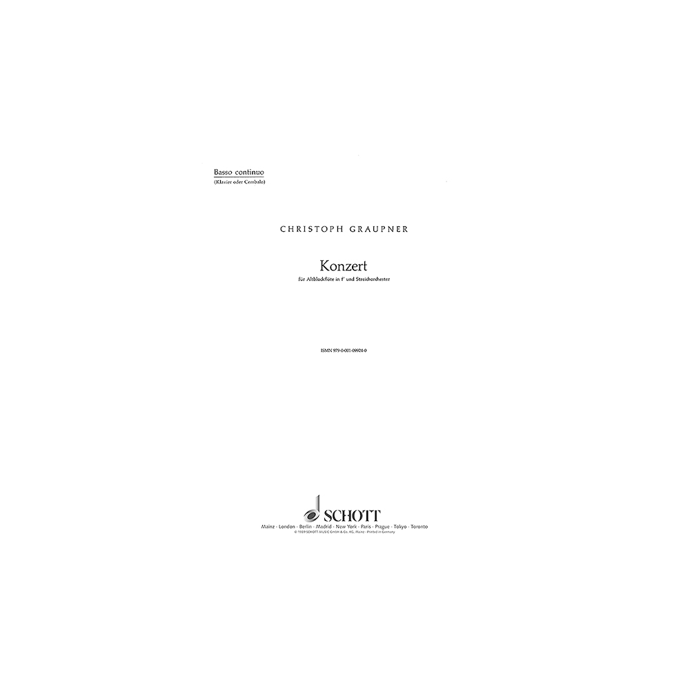 Graupner, Christoph - Concerto 