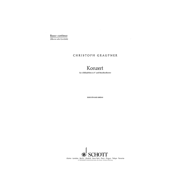 Graupner, Christoph - Concerto