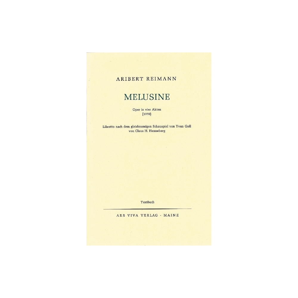 Reimann, Aribert - Melusine 