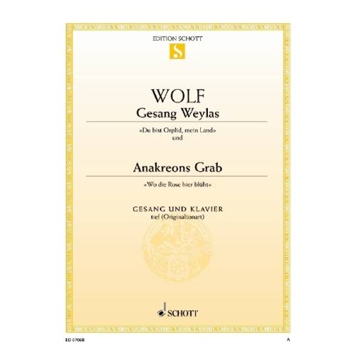 Wolf, Hugo Philipp Jakob -...