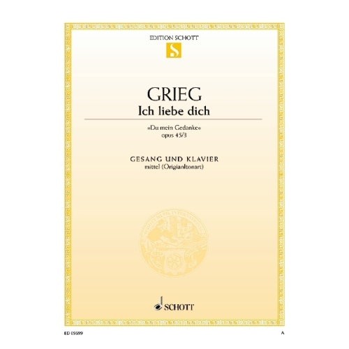Grieg, Edvard - Ich liebe...