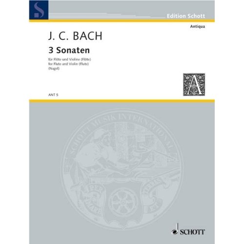 Bach, J.C - Three Sonatas 