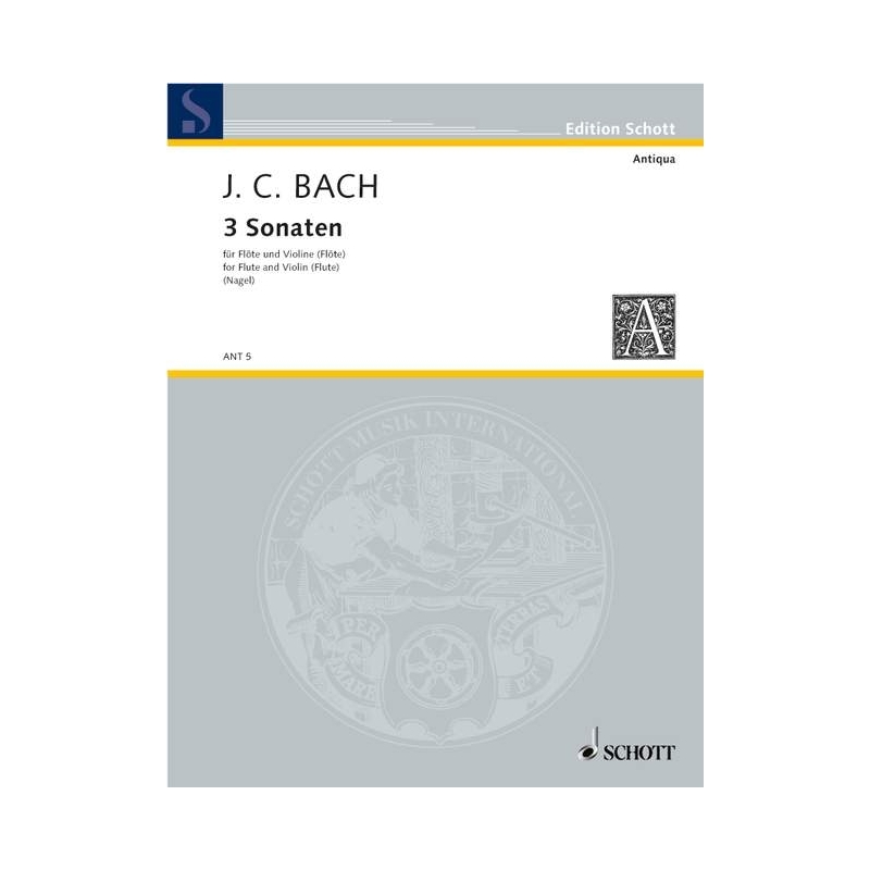 Bach, J.C - Three Sonatas 
