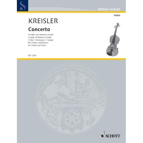 Kreisler, Fritz - Concerto...