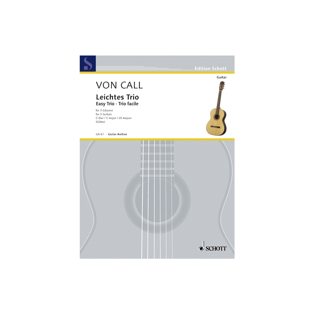 Call, Leonhard von - Easy Trio C Major op. 26 