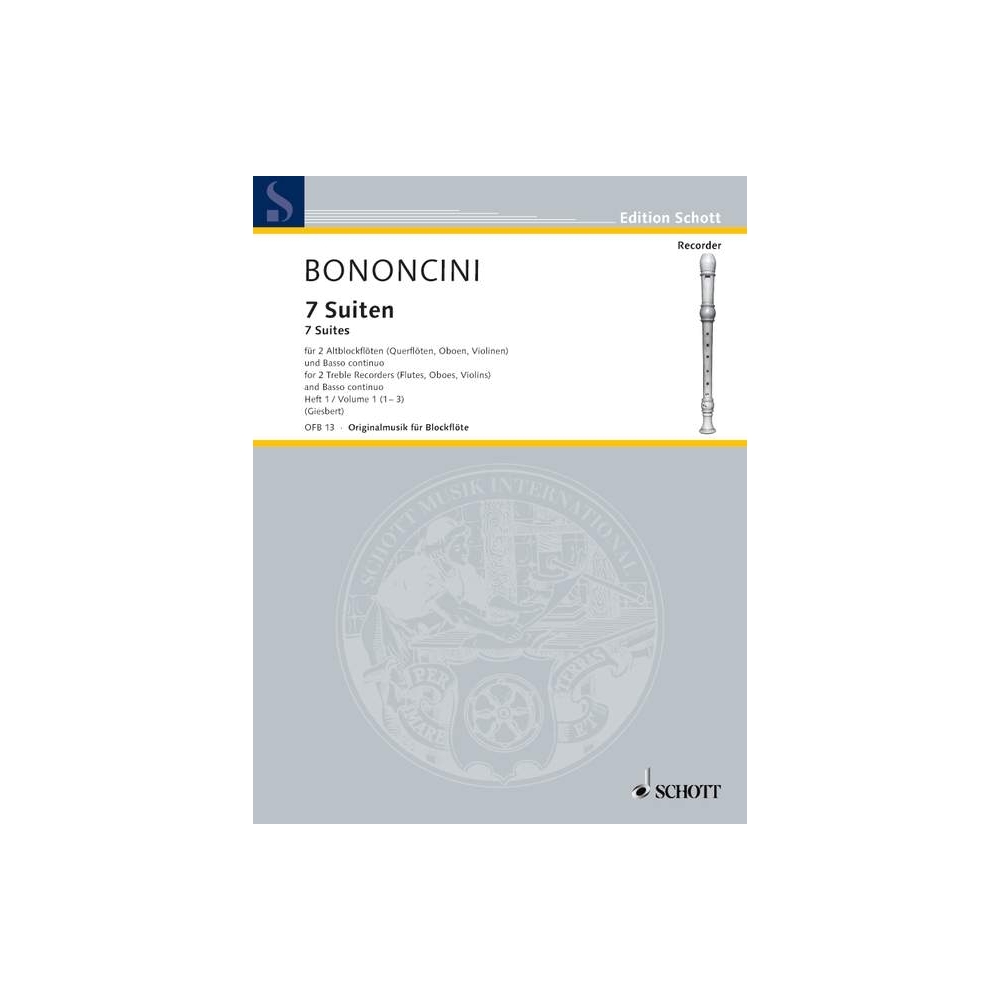 Bononcini, Giovanni Battista - Seven Suites 