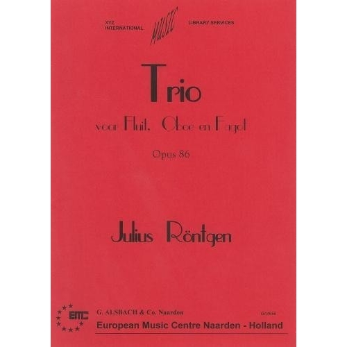 Trio Opus 86 - Julius Röntgen