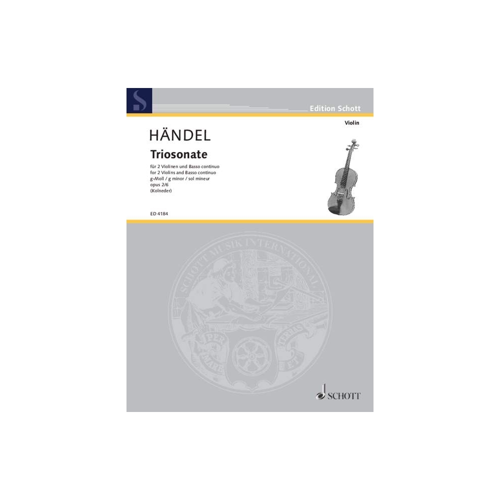Handel, George Frideric - Nine Trio Sonatas op. 2 