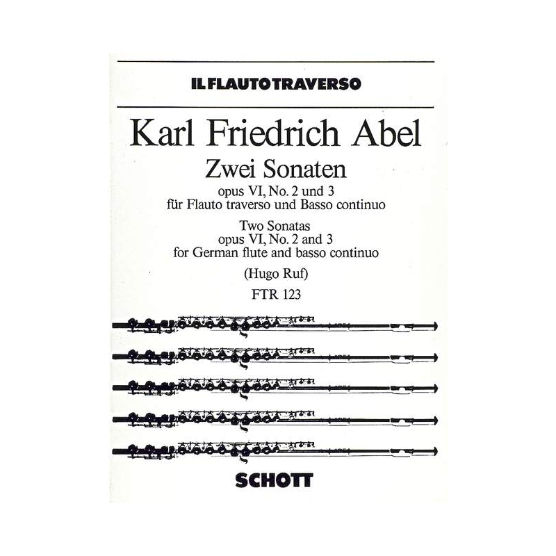 Abel, Carl Friedrich - Two Sonatas op. 6/2 + 3 