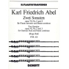 Abel, Carl Friedrich - Two Sonatas op. 6/2 + 3 