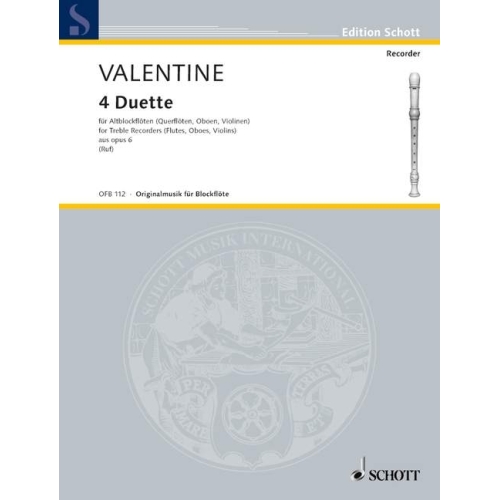 Valentine, Robert - 4 Duets...