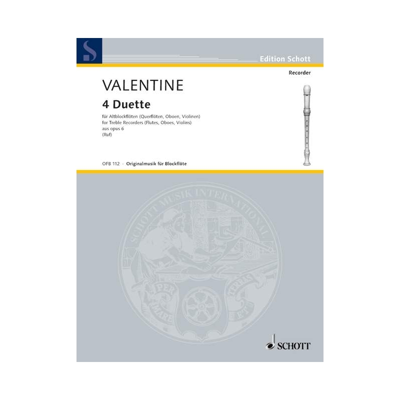 Valentine, Robert - 4 Duets op. 6/1-4