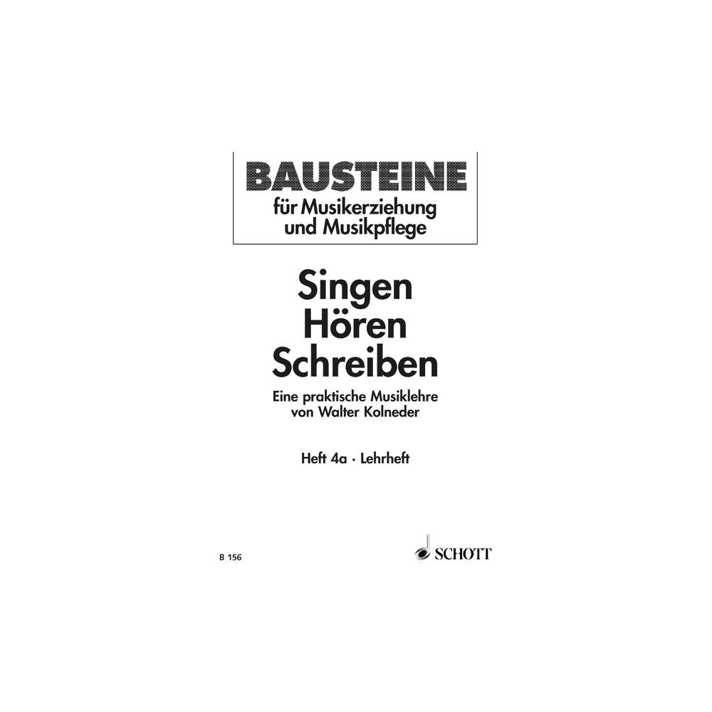 Kolneder, Walter - Singen - Hören - Schreiben Issue 4a