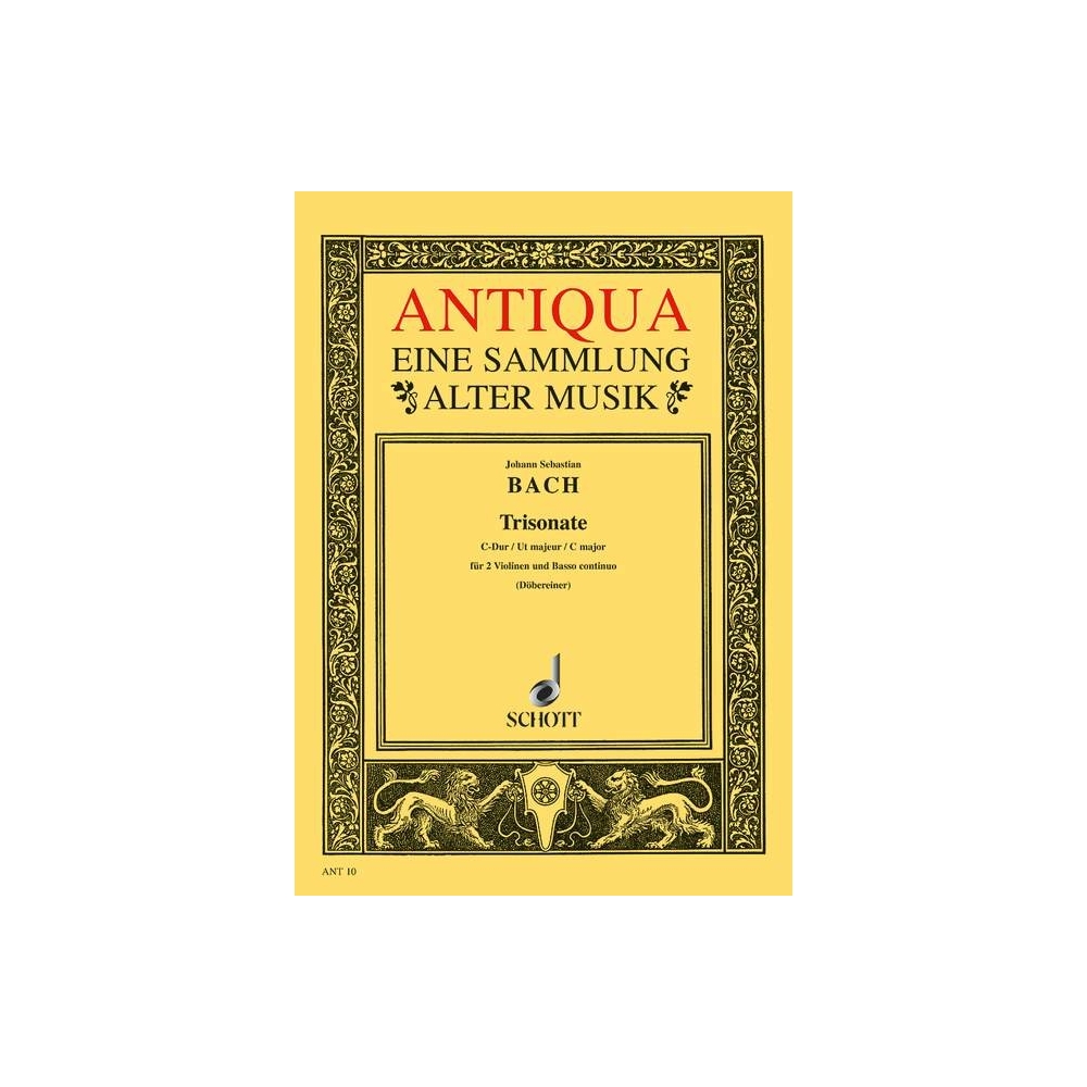 Bach, J.S - Triosonata C Major BWV 1037 