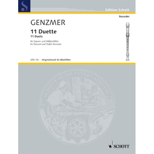 Genzmer, Harald - 11 Duets...