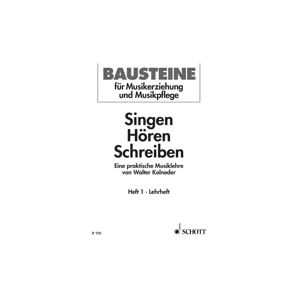 Kolneder, Walter - Singen - Hören - Schreiben Issue 1