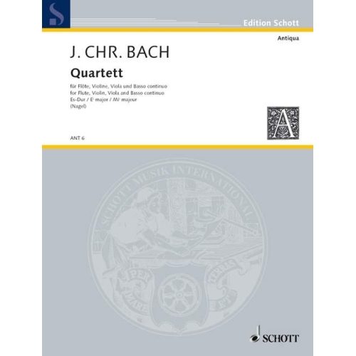 Bach, J.C - Quartet Eb...
