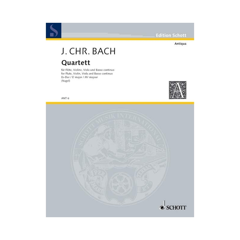 Bach, J.C - Quartet Eb major op. 8/6