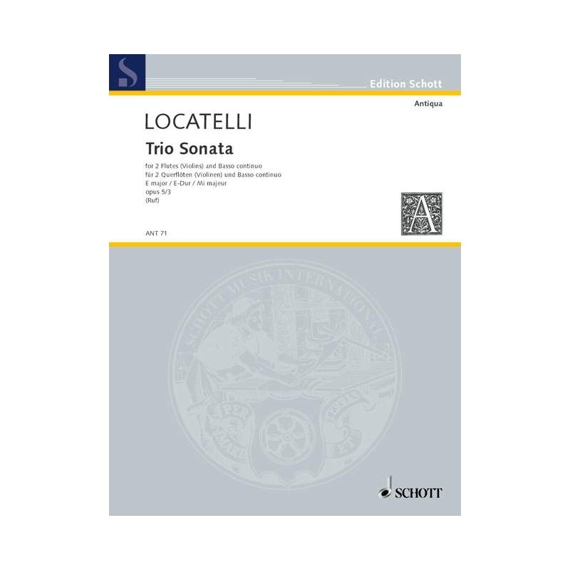 Locatelli, Pietro Antonio - Trio Sonata E major op. 5/3