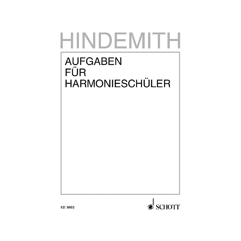 Hindemith, Paul - A Concentrated Course in Traditional Harmony I Part 1
