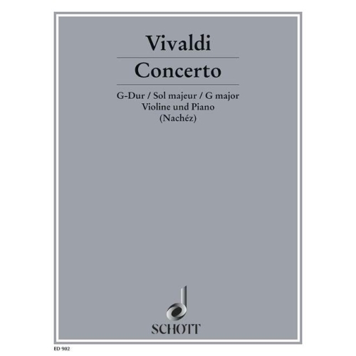 Vivaldi, Antonio - Concerto in G Major RV 298/PV 100