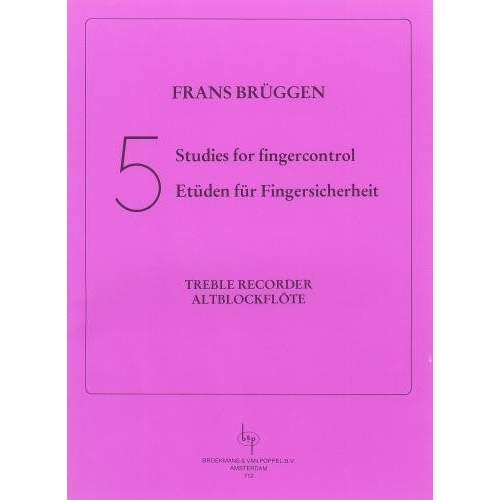 Bruggen, Frans - 5 Studies for Finger Control