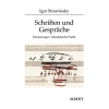 Stravinsky, Igor - Schriften und Gespräche 