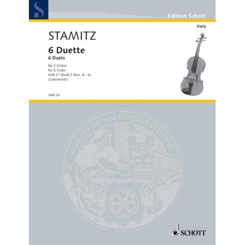 Stamitz, Carl Philipp - Six...
