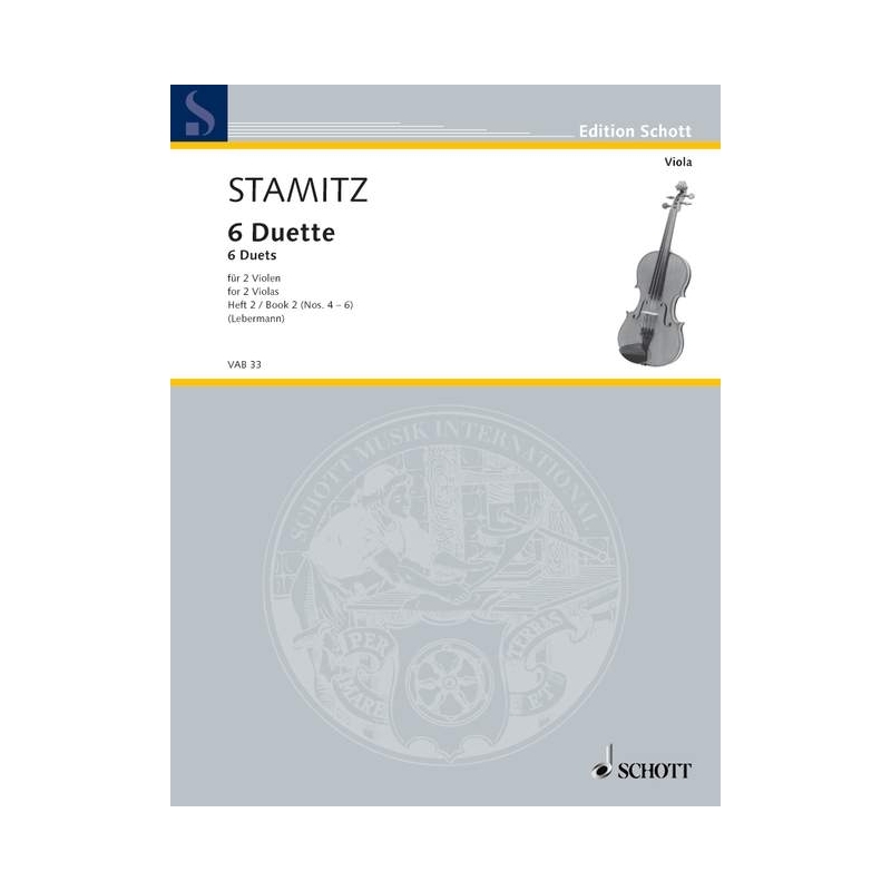 Stamitz, Carl Philipp - Six Duets 