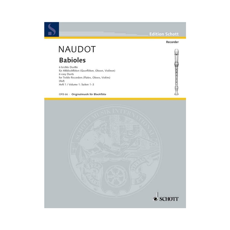 Naudot, Jacques-Christophe - Babioles op. 10