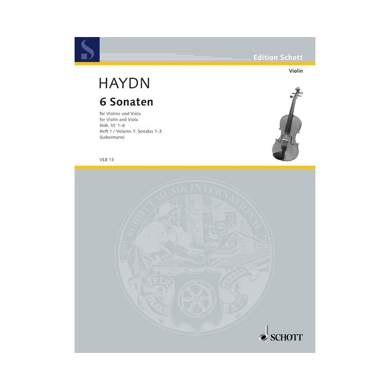 Haydn, Joseph - 6 Sonatas Hob.VI: 1-6 