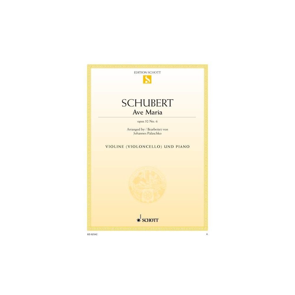 Schubert, Franz - Ave Maria op. 52/6 D 839 