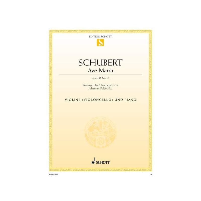 Schubert, Franz - Ave Maria op. 52/6 D 839 