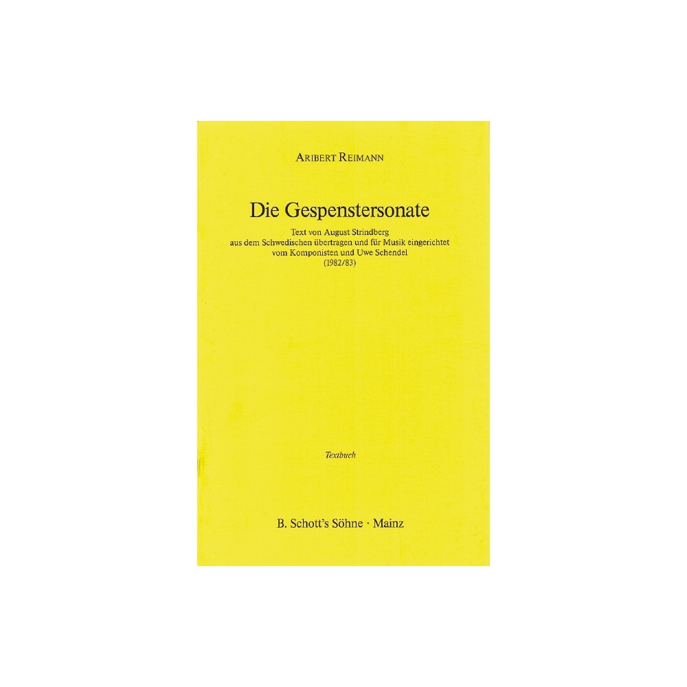 Reimann, Aribert - Die Gespenstersonate 