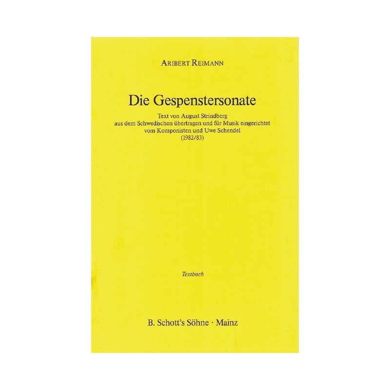 Reimann, Aribert - Die Gespenstersonate 