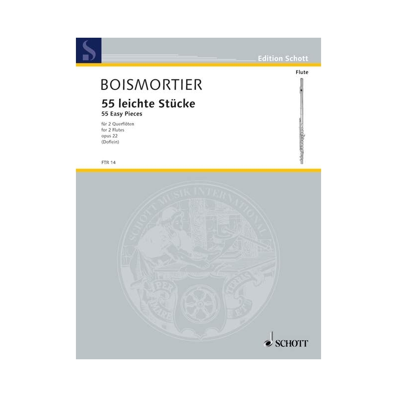 Boismortier, Joseph Bodin de - 55 Easy Pieces op. 22 