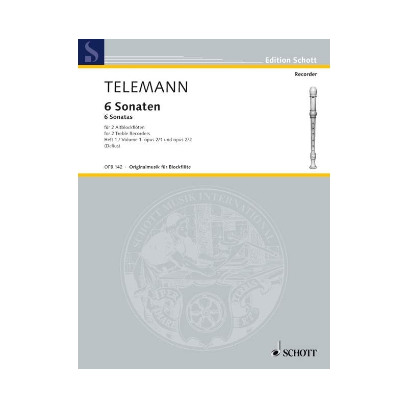 Telemann, Georg Philipp - 6 Sonatas op. 2