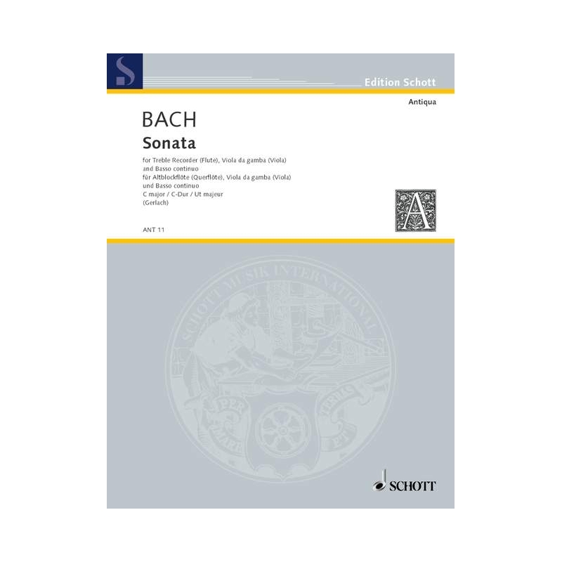 Bach, J.S - Sonata C major
