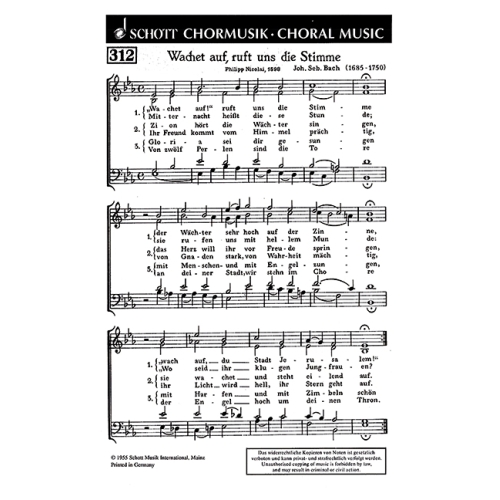 Bach, J.S - Wachet auf,...