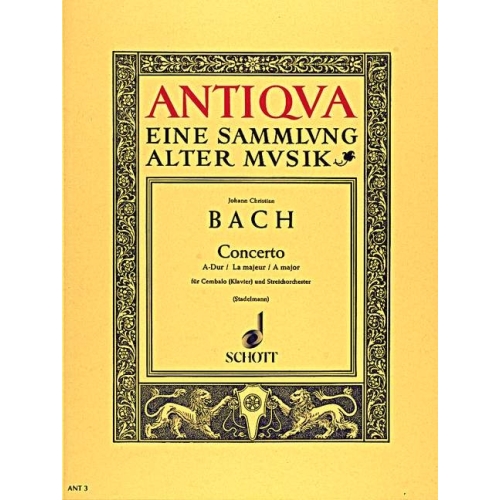 Bach, J.C - Concerto A Major