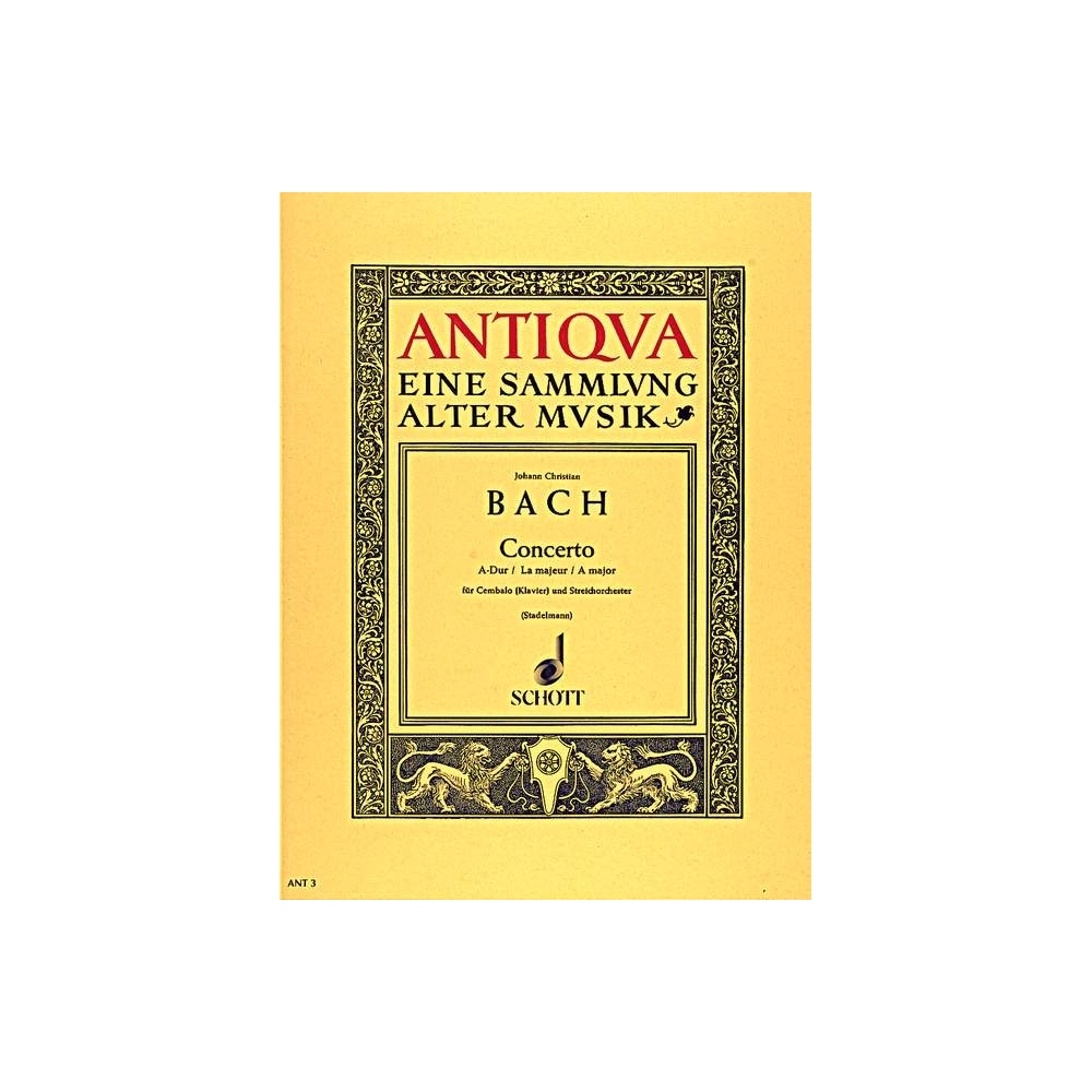 Bach, J.C - Concerto A Major