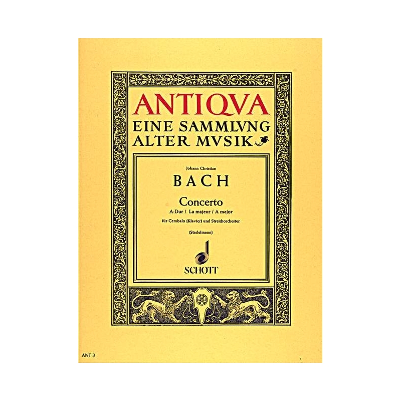 Bach, J.C - Concerto A Major