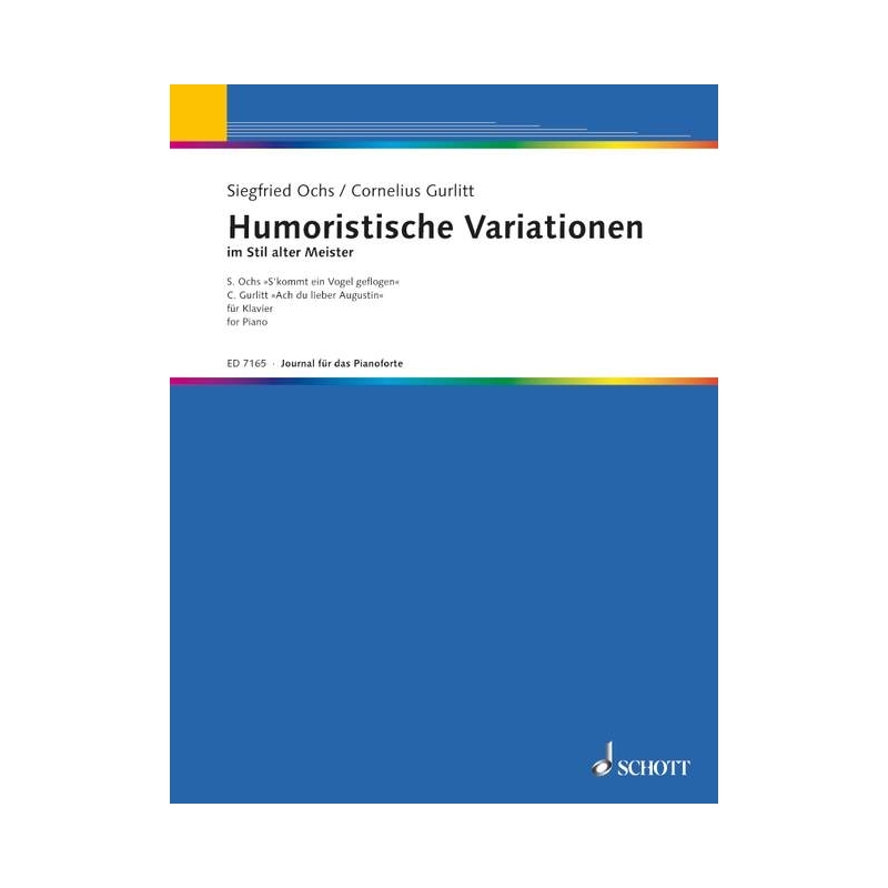 Gurlitt & Ochs - Humoristische Variationen im Stil alter Meister Issue 7