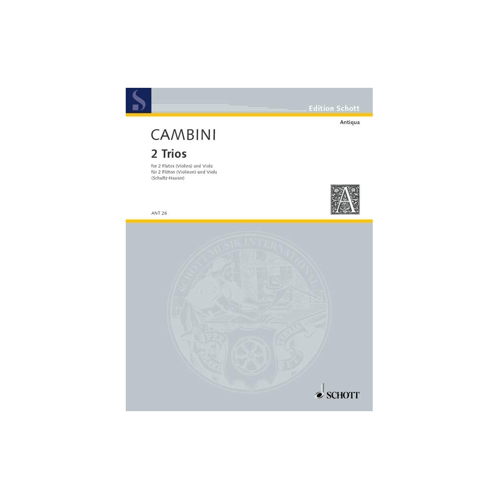 Cambini, Giovanni Giuseppe - 2 Trios 