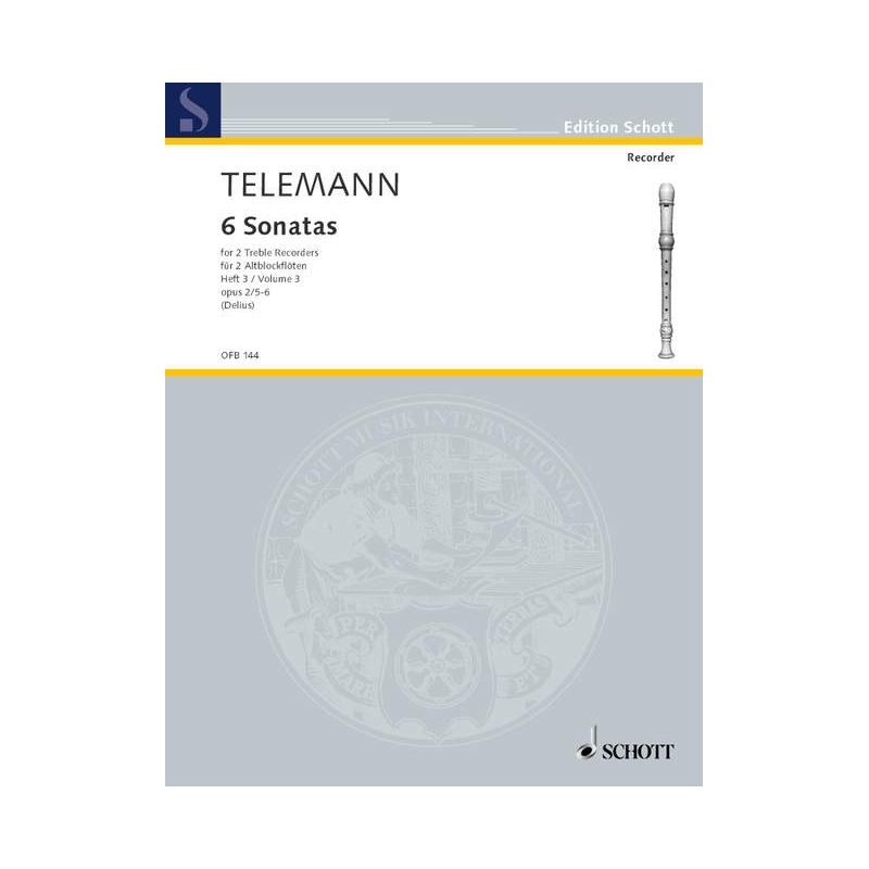 Telemann, Georg Philipp - 6 Sonatas op. 2