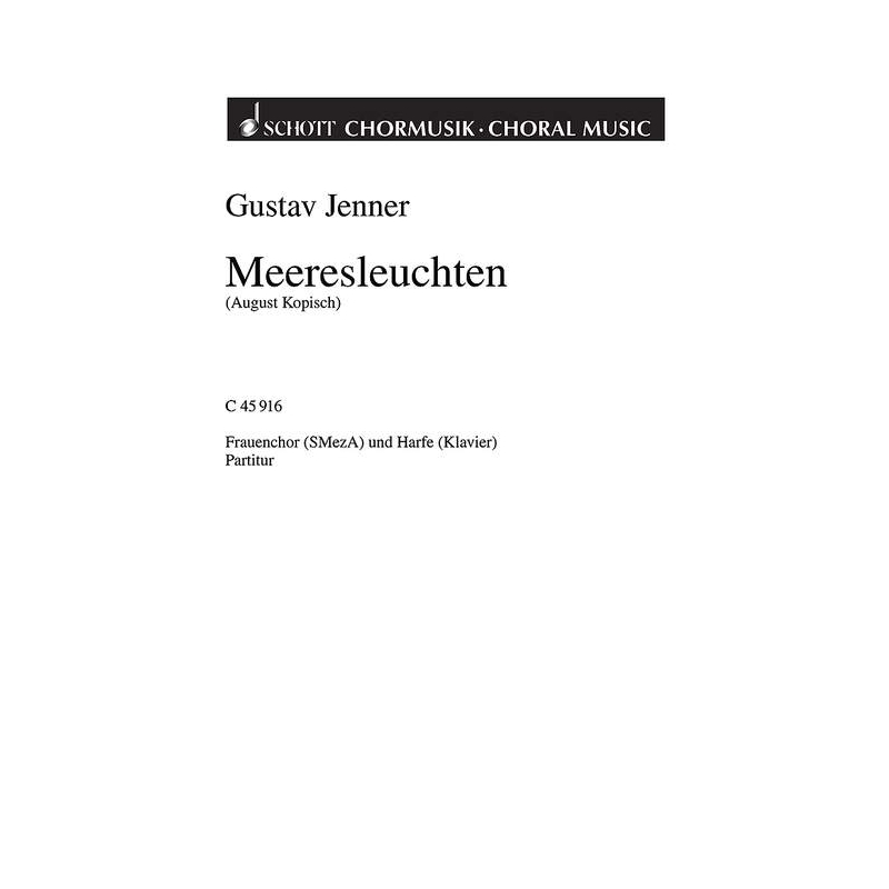 Jenner, Cornelius Uwe Gustav - Meeresleuchten